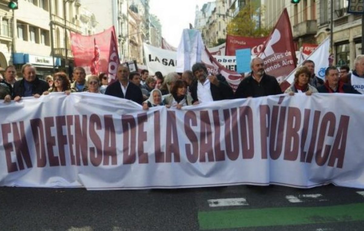 “Es necesario y prioritario recuperar el Ministerio de Salud de la Nación”