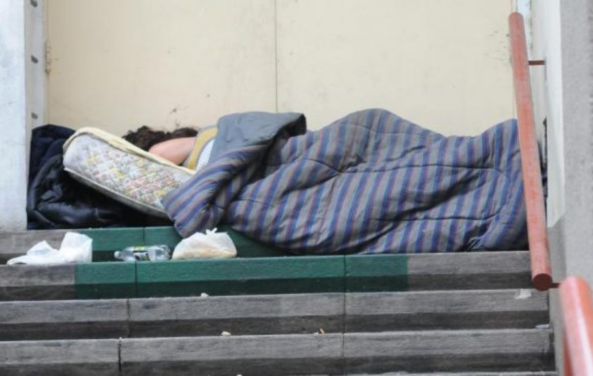 Sin techo y expulsados del centro porteño