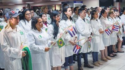 Los médicos de Brasil de vuelta a Cuba