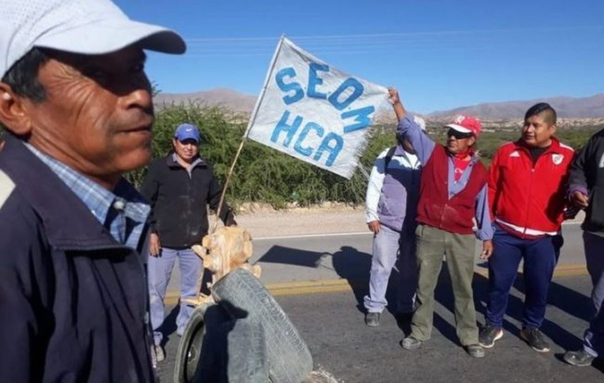 Masiva protesta del Seom Jujuy por mejora salarial