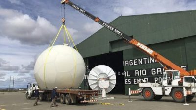 INVAP instaló el radar meteorológico más austral del mundo en Río Grande