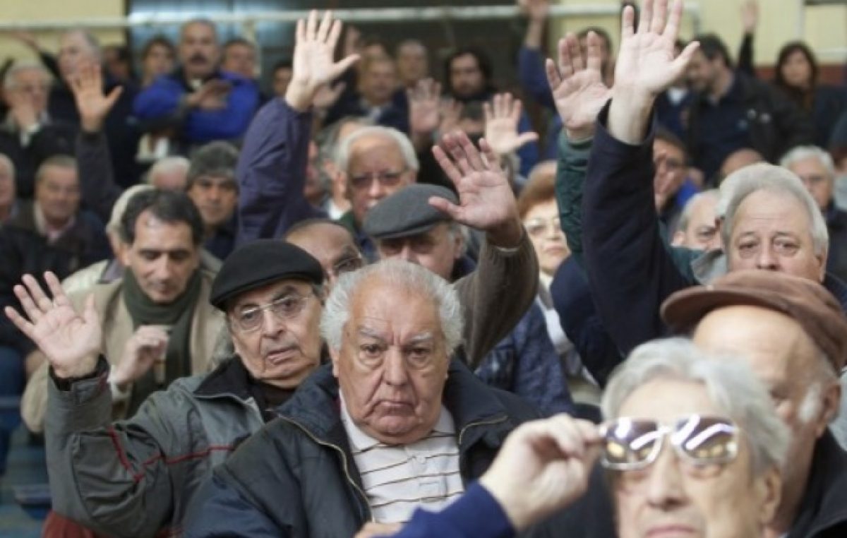 Los jubilados se organizan: Se creó el primer Sindicato de Trabajadores Pasivos
