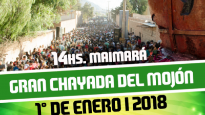 Preparan la fiesta de la chaya de los mojones, 1 de enero
