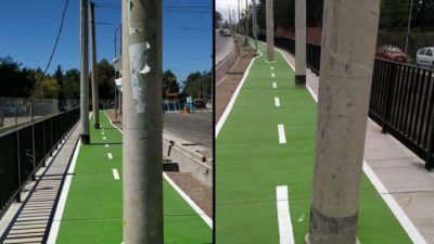 Reformarán la bicisenda de Mendoza que fue objeto de burlas y la inaugurarán en febrero