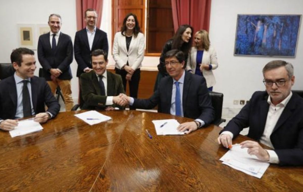 La derecha española gobernará Andalucía