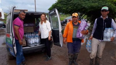 Solidaridad de Municipales con inundados del Norte Santafesino
