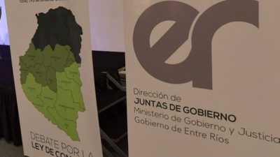 Ya está en vigencia la Ley de Comunas entrerrianas