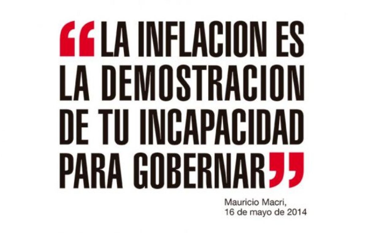 LA INFLACION DE 2018, 47,6%, ES LA MAS ALTA DESDE 1991