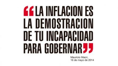 LA INFLACION DE 2018, 47,6%, ES LA MAS ALTA DESDE 1991