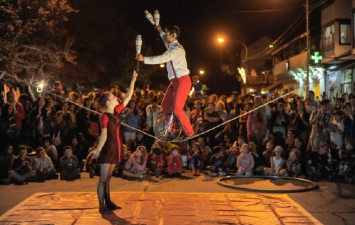 Noche de las Artes, enero, San Martín de los Andes