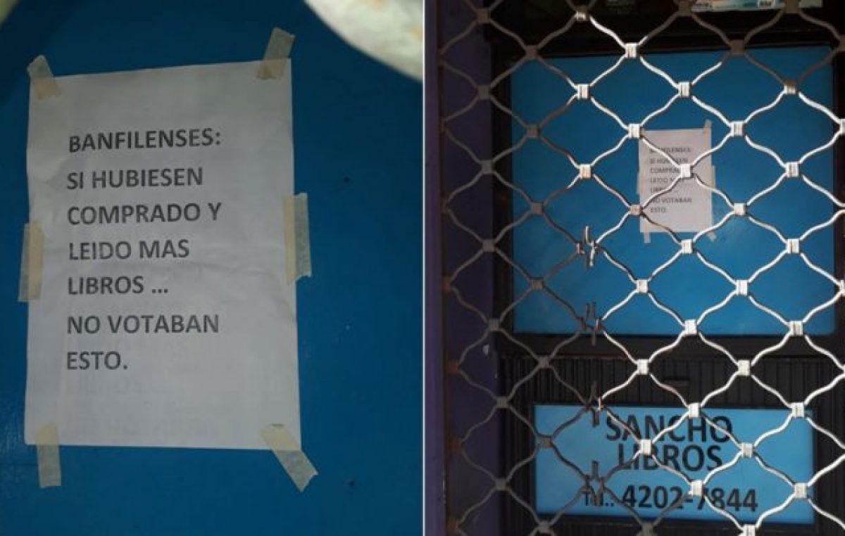 Por la crisis, cerró una histórica librería de Banfield: “Si hubiesen leído más libros, no votaban esto”
