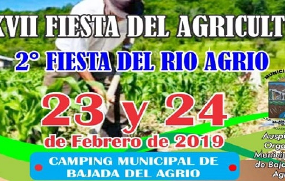 Los agricultores tendrán su fiesta en Bajada del Agrio