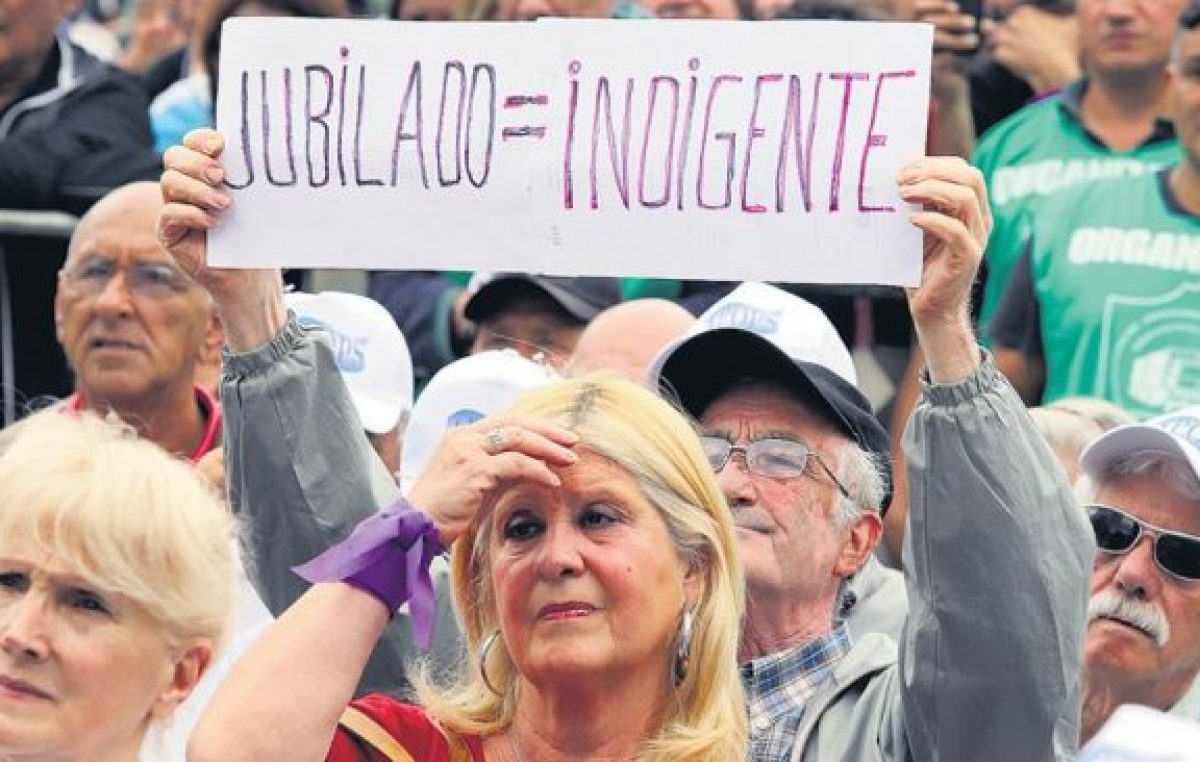 Otro golpe a los jubilados