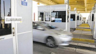 Carcarañá: Ruta en mal estado, peaje que se cierra