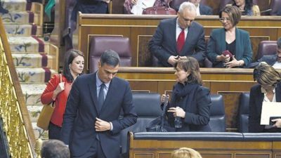 Bochan el presupuesto en el Congreso español