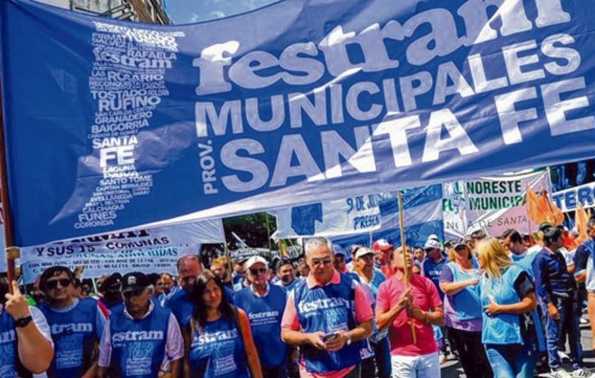 Los municipales santafesinos vuelven al paro durante dos días la semana próxima