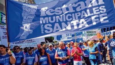 Los municipales santafesinos vuelven al paro durante dos días la semana próxima