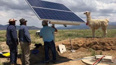 Instalaron 22 bombas solares de agua en la Puna