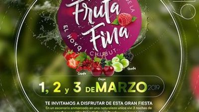 Este viernes comienza la 33° Fiesta Nacional de la Fruta Fina