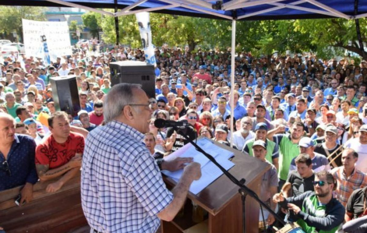 Sampayo reasumió al conducción del STM y anunció su precandidatura a intendente de Resistencia