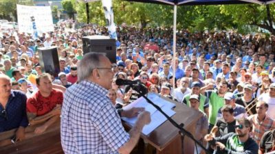 Sampayo reasumió al conducción del STM y anunció su precandidatura a intendente de Resistencia