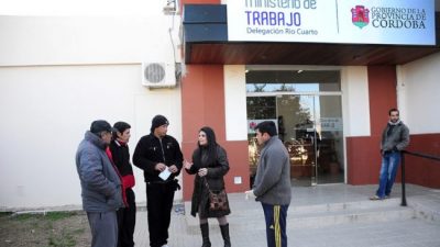 Por la crisis, creció 30% la demanda que recibe el Ministerio de Trabajo en Río Cuarto