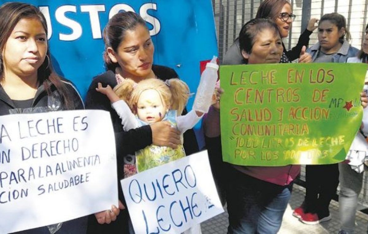 Menos leche para los que más la necesitan