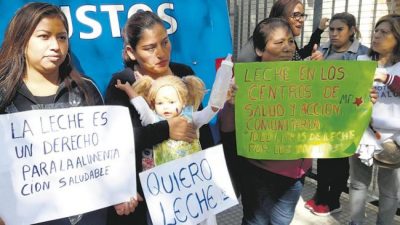 Menos leche para los que más la necesitan
