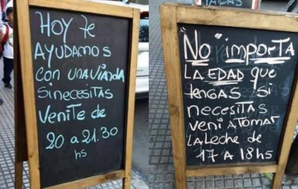 La Boca: Entregan viandas a personas necesitadas