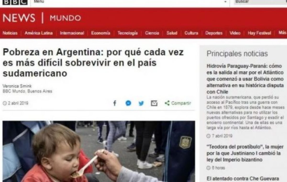 La BBC de Londres publicó un duro informe sobre la actualidad de Argentina