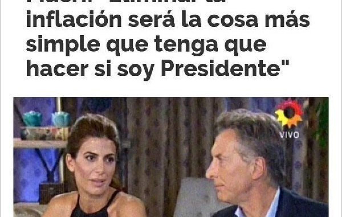 Macri y su incapacidad para controlar la inflación