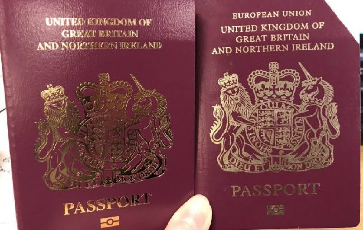 Los pasaportes británicos ya no dicen «Unión Europea»