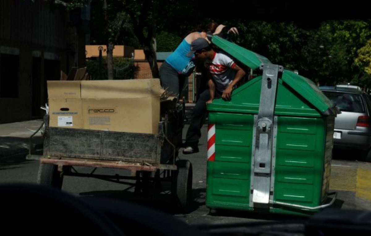 Crisis económica: se triplicaron los cartoneros entre 2017 y 2019 en Rosario