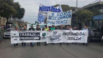 Casilda se moviliza en defensa de la producción, el trabajo y los salarios