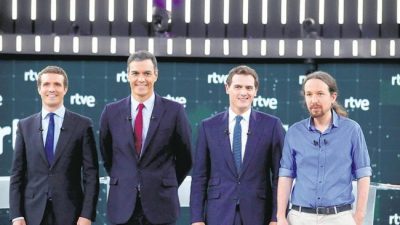 España: El debate reafirma dos bloques ideológicos