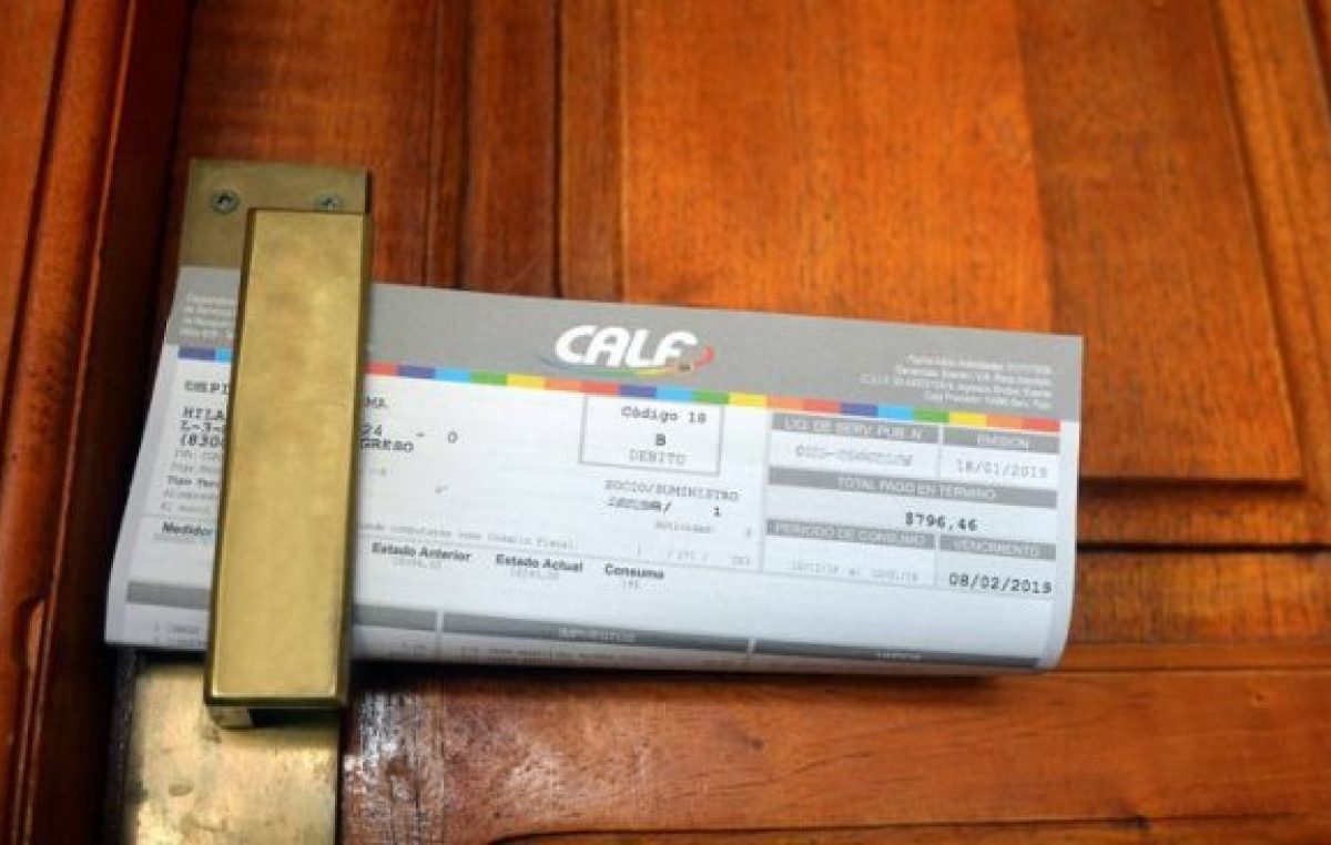 Unas 35 mil familias neuquinas ya no pueden pagar la luz