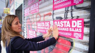 La Plata: «Basta de persianas bajas»