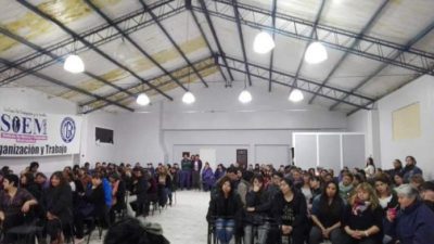 Río Turbio: Los municipales llevaron adelante una medida de fuerza