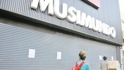 Cerró otro local de Musimundo