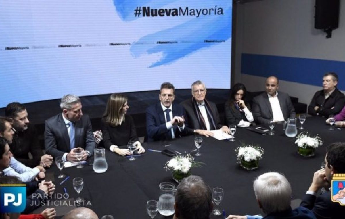 Avanza la conformación de un «gran frente opositor»