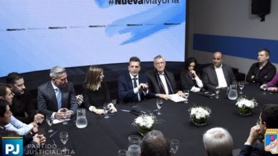 Avanza la conformación de un «gran frente opositor»