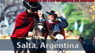 El desfile de los gauchos de Güemes