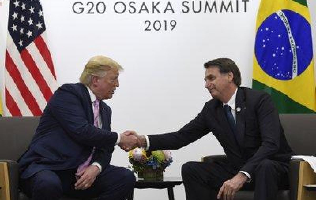 Bolsonaro explicito: Brasil está alineado a la política de EEUU