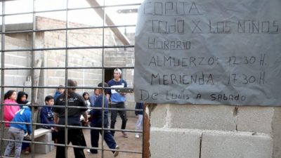 Río Cuarto: “La mayor necesidad que vemos en los niños es la falta de alimentos”