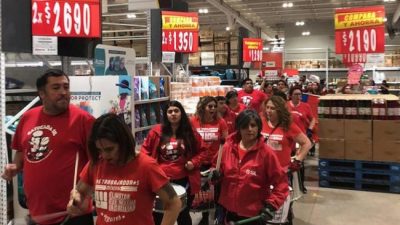 Walmart de Chile paralizado