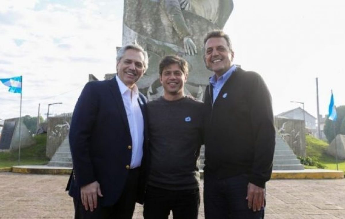 Alberto, Kicillof y Massa tuvieron su primer acto juntos: “Que nos hayamos reencontrado es el primer paso”