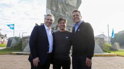 Alberto, Kicillof y Massa tuvieron su primer acto juntos: “Que nos hayamos reencontrado es el primer paso”