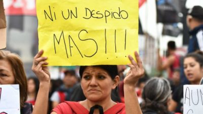 Se profundiza la crisis del empleo