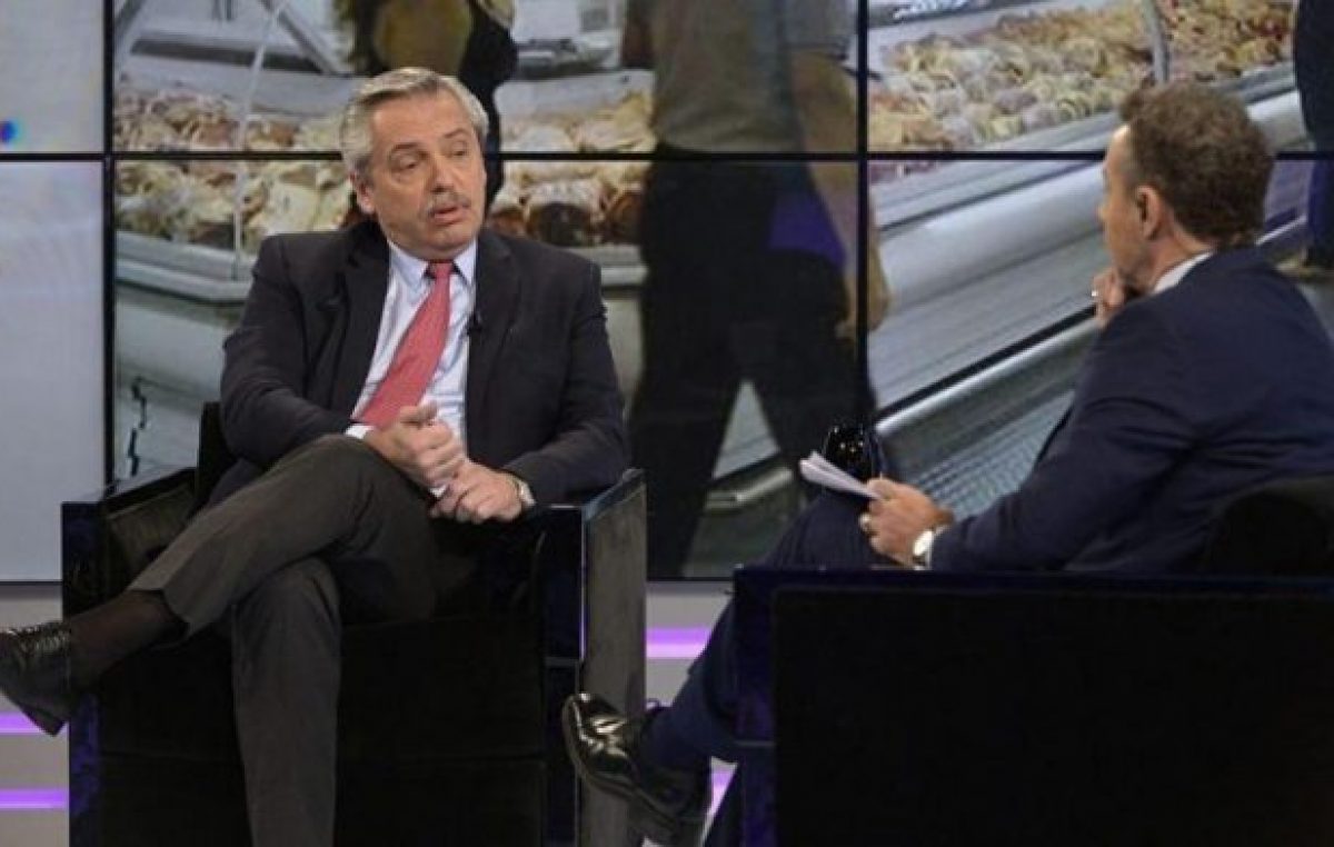 Alberto Fernández se cruzó con Majul: «¿Podrá hacer el esfuerzo de dejarme contestar, Luis?»