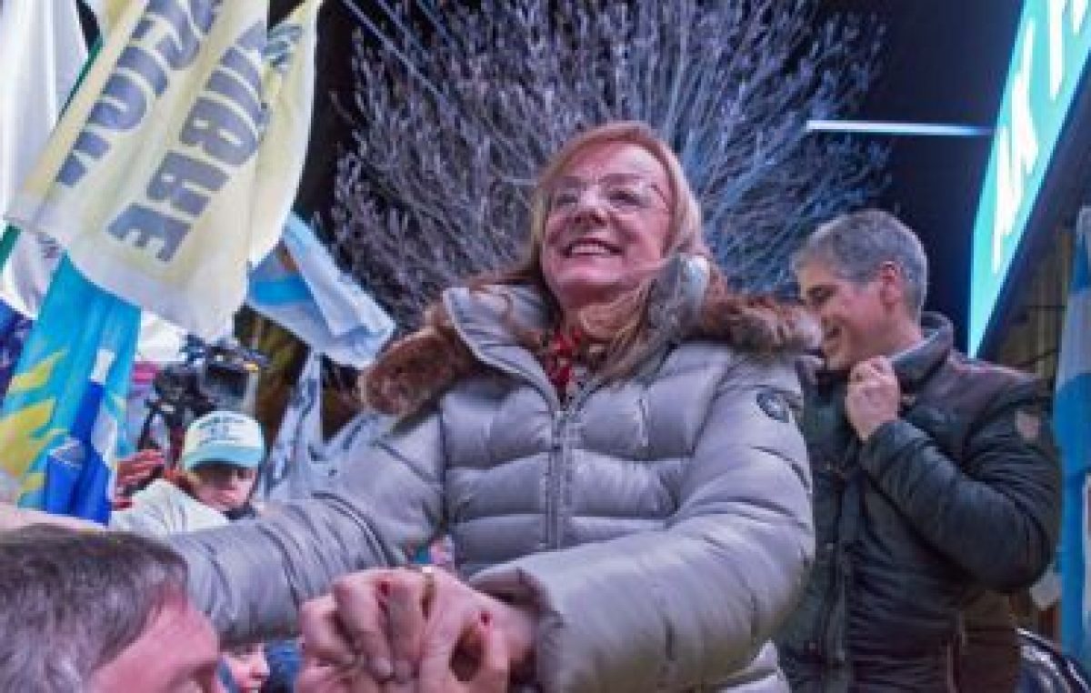 El pueblo de Santa Cruz reeligió a Alicia Kirchner